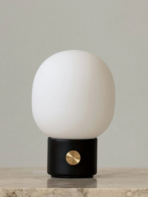 JWDA Corded Table Lamp Black Steel