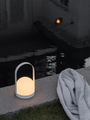 Carrie Portable Table Lamp White