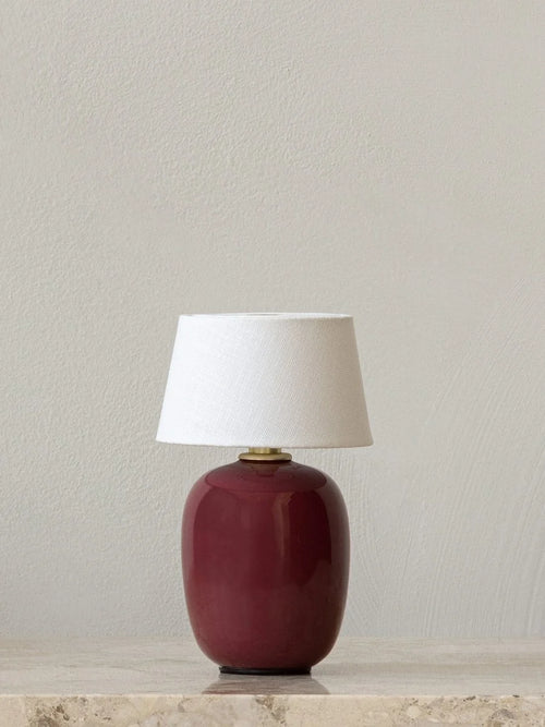 Torso Portable Table Lamp Ruby