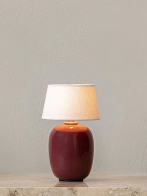 Torso Portable Table Lamp Ruby
