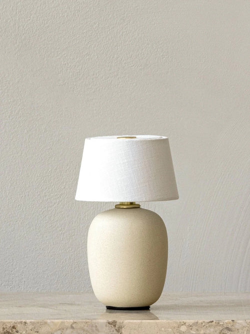 Torso Portable Table Lamp Sand