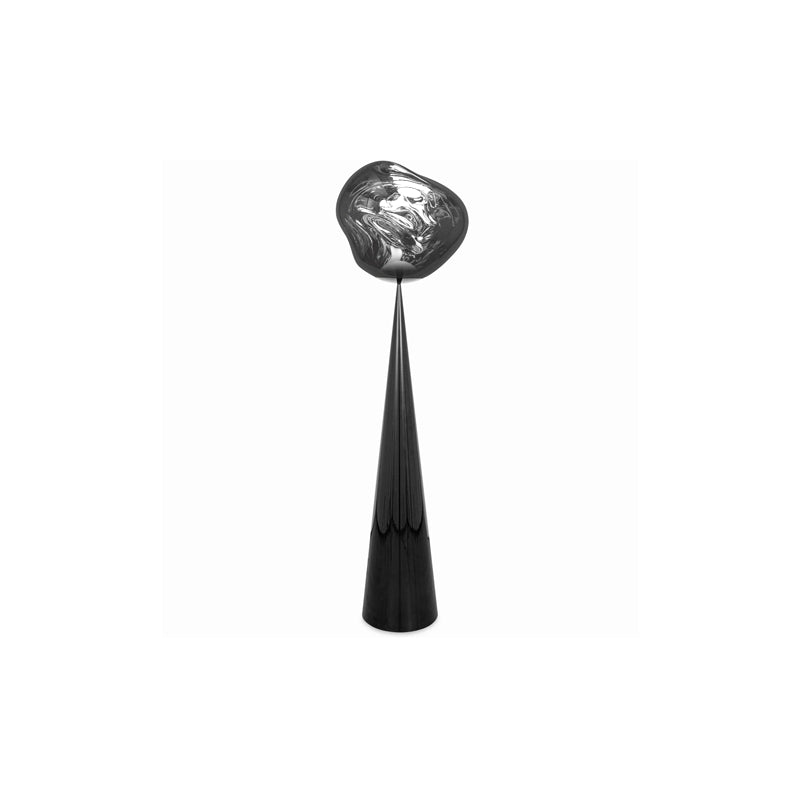 Melt Cone Floor Light Silver