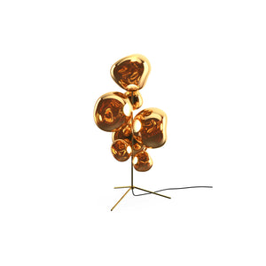 Melt Floor Chandelier Gold