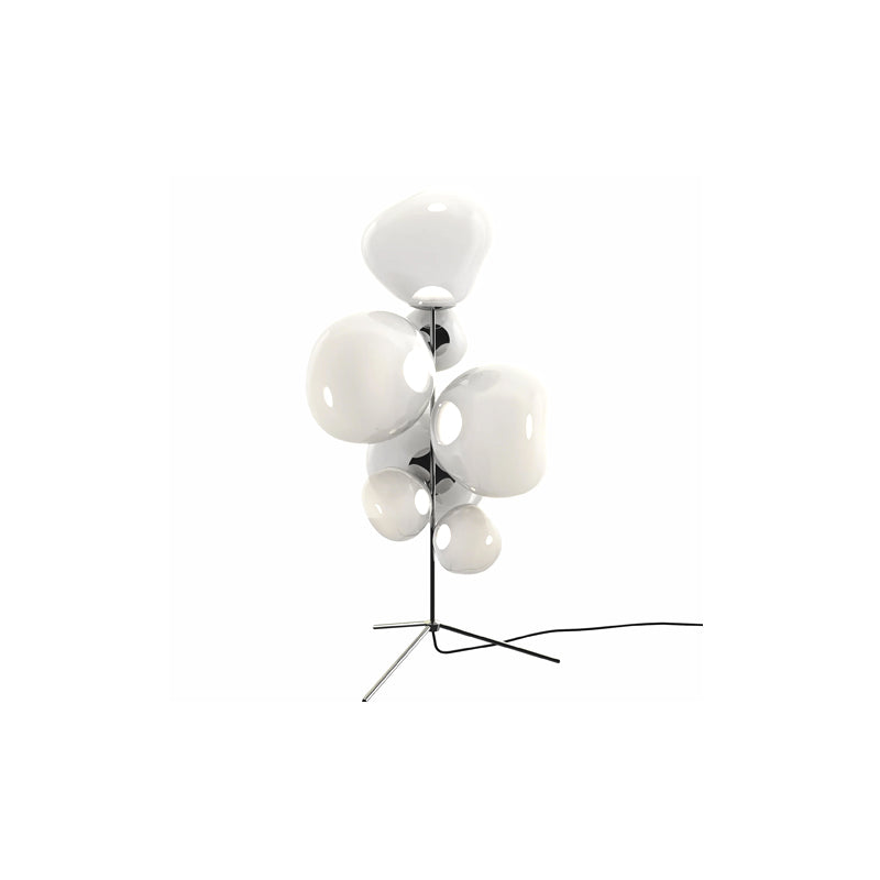 Melt Floor Chandelier Opal/Silver