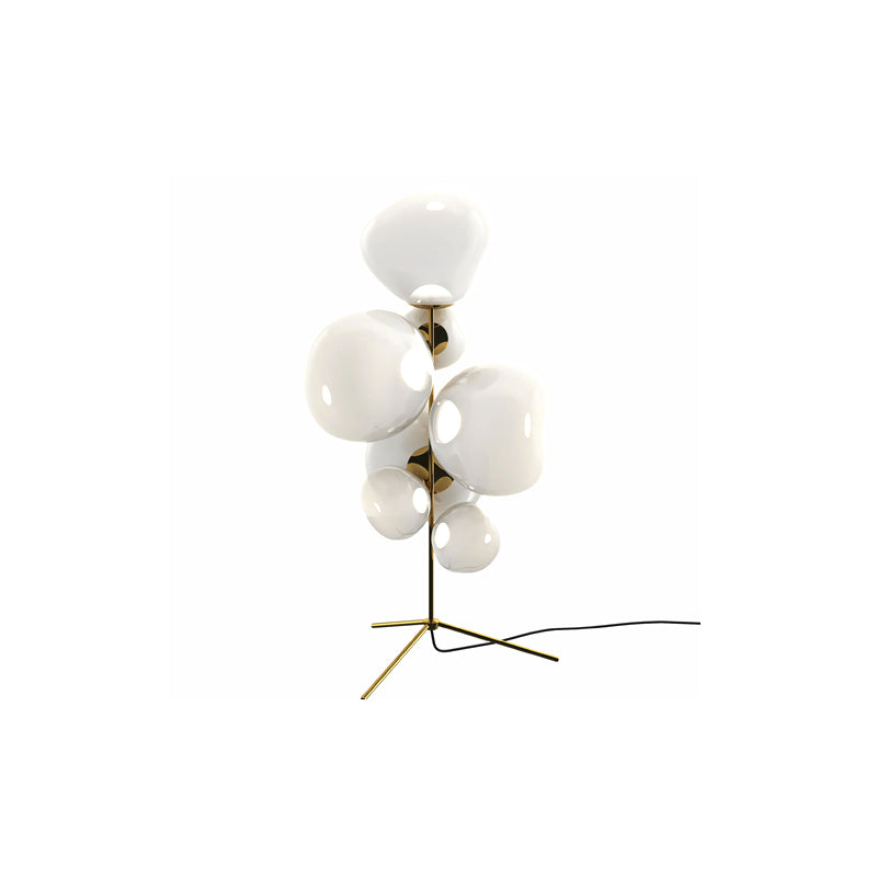 Melt Floor Chandelier Opal/Gold