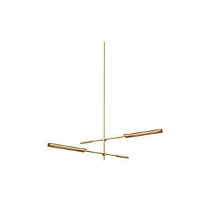 Astrid 2 Multi Pendant Brass