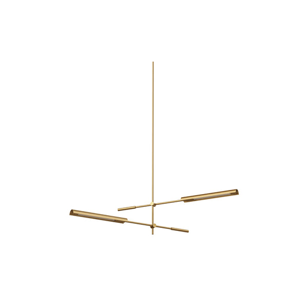 Astrid 2 Multi Pendant Brass