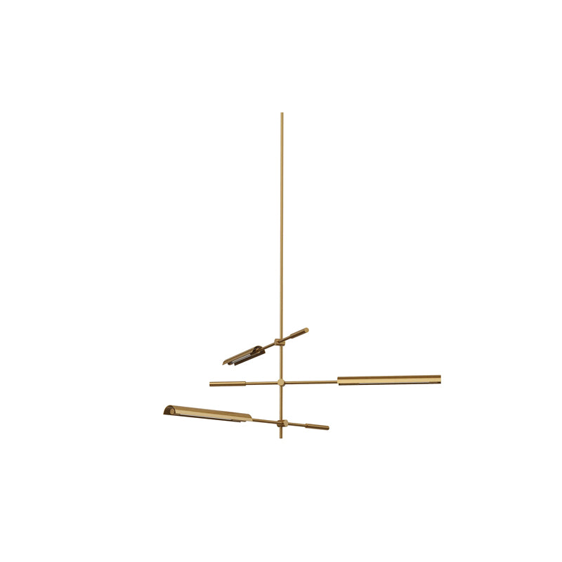 Astrid 3 Multi Pendant Brass