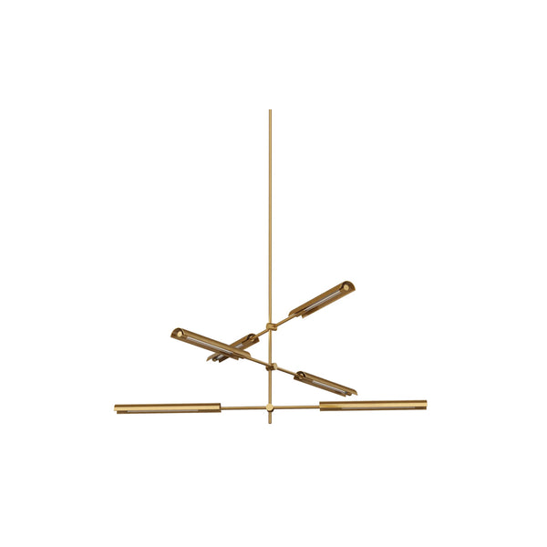 Astrid 6 Multi Pendant Brass