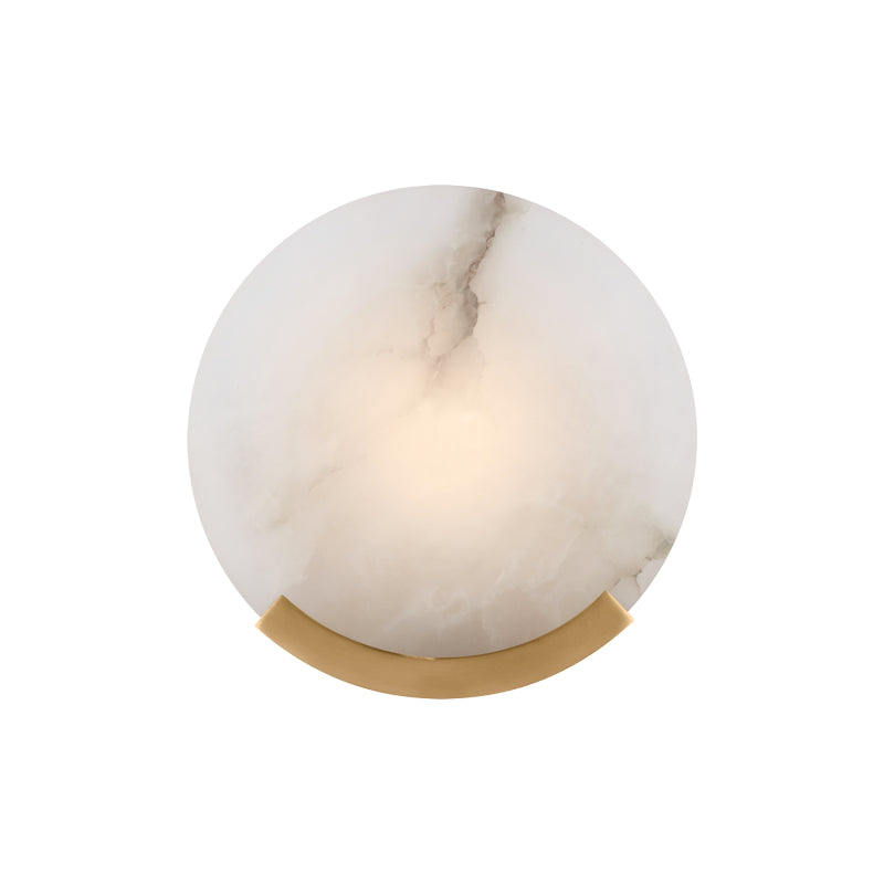 Melange Round Brass