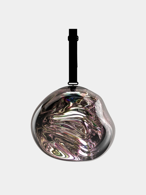 Melt Large Portable Light Silver Dichroic
