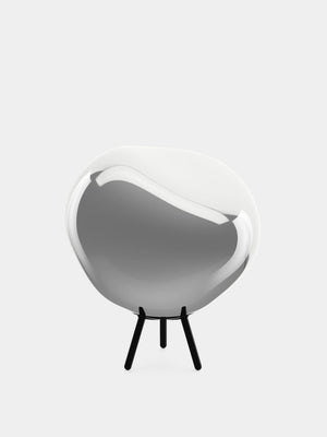 Melt Large Portable Light Silver Dichroic
