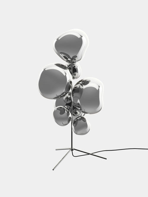 Melt Floor Chandelier Silver