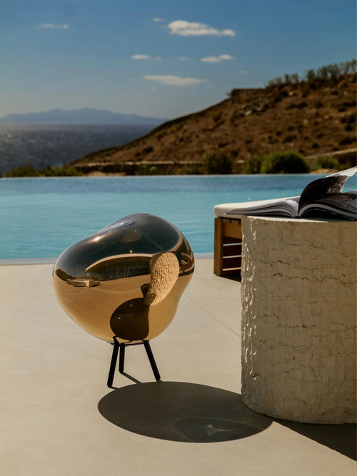 Melt Large Portable Light Gold