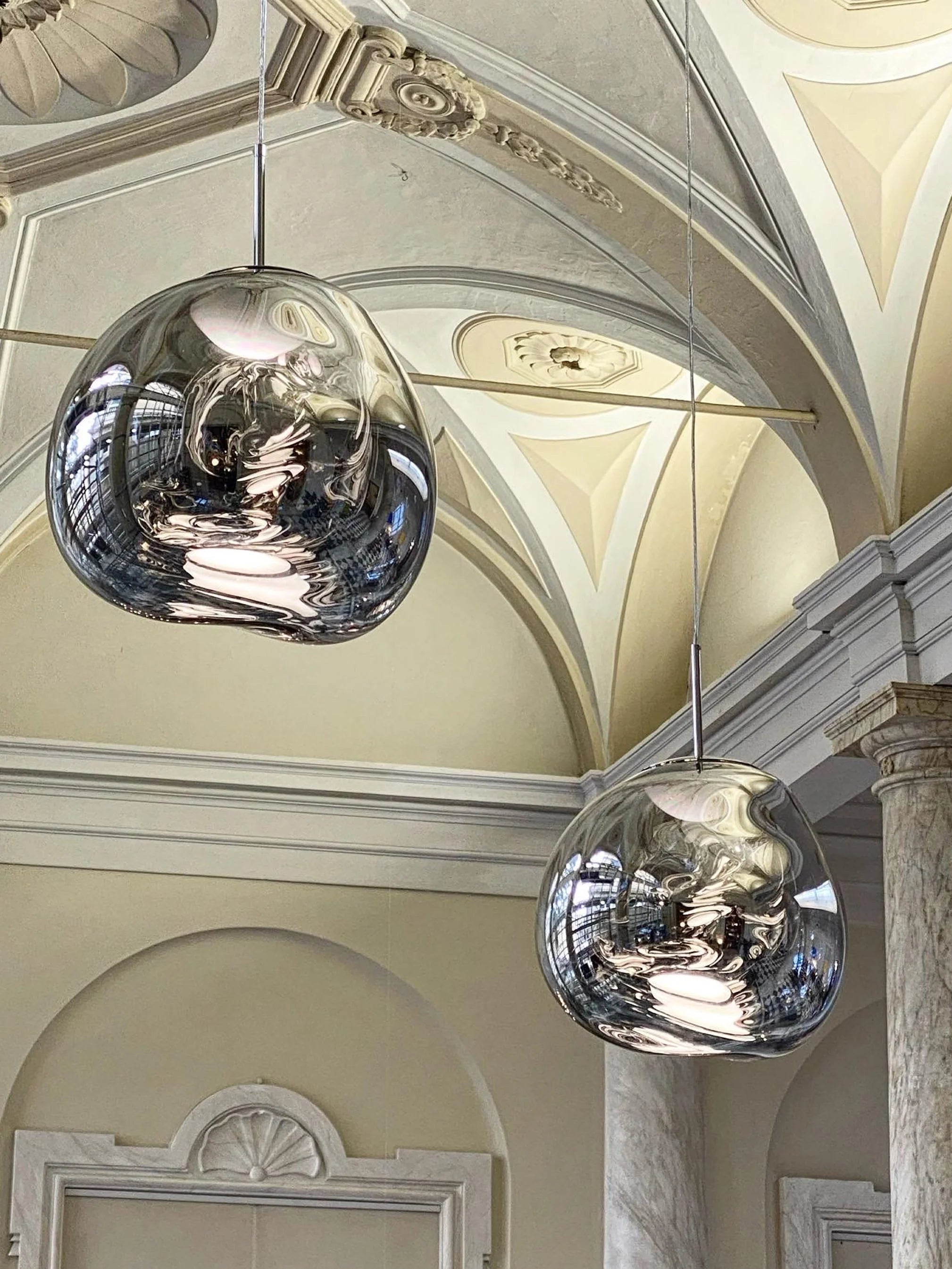 Melt Mini Pendant Light Silver
