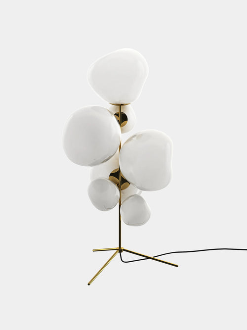 Melt Floor Chandelier Opal/Gold