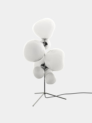 Melt Floor Chandelier Opal/Silver