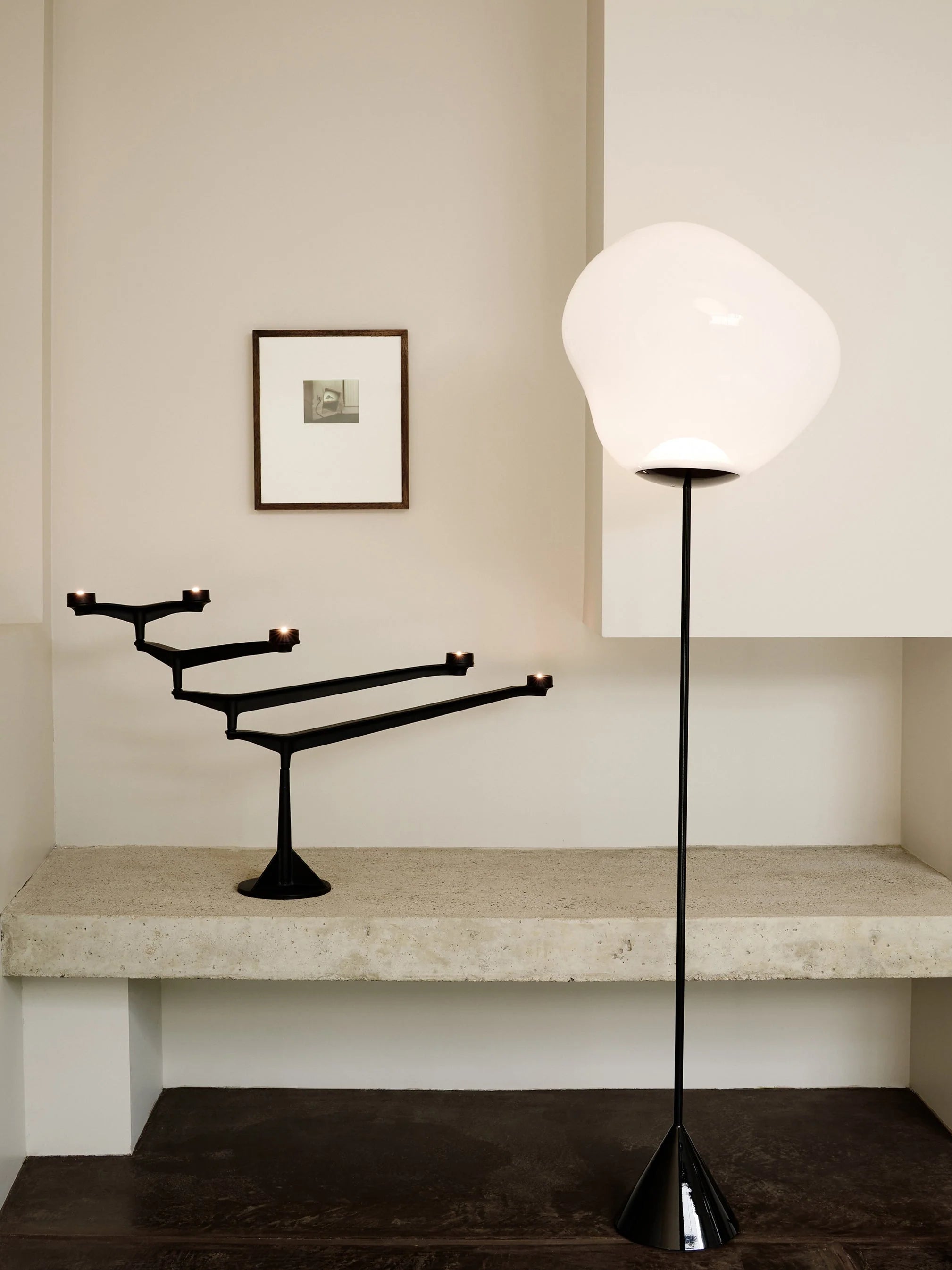 Melt Slim Cone Floor Light Opal