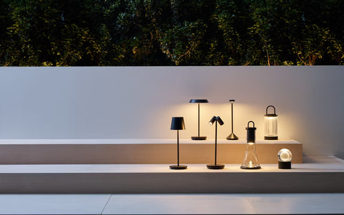 Doppia Rechargeable Table Lamp Bronze