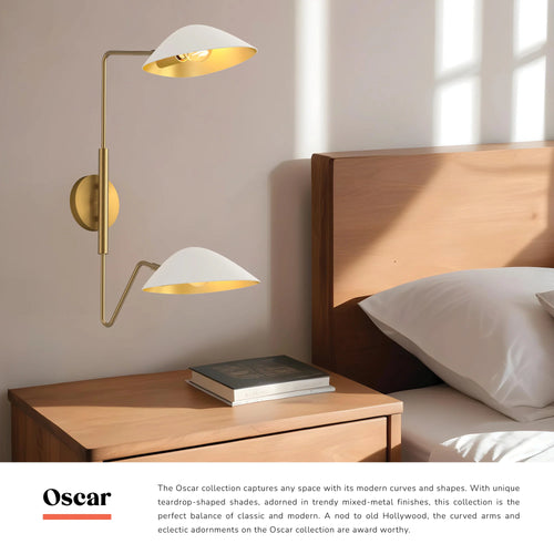 Oscar Wall Light Gold/Black