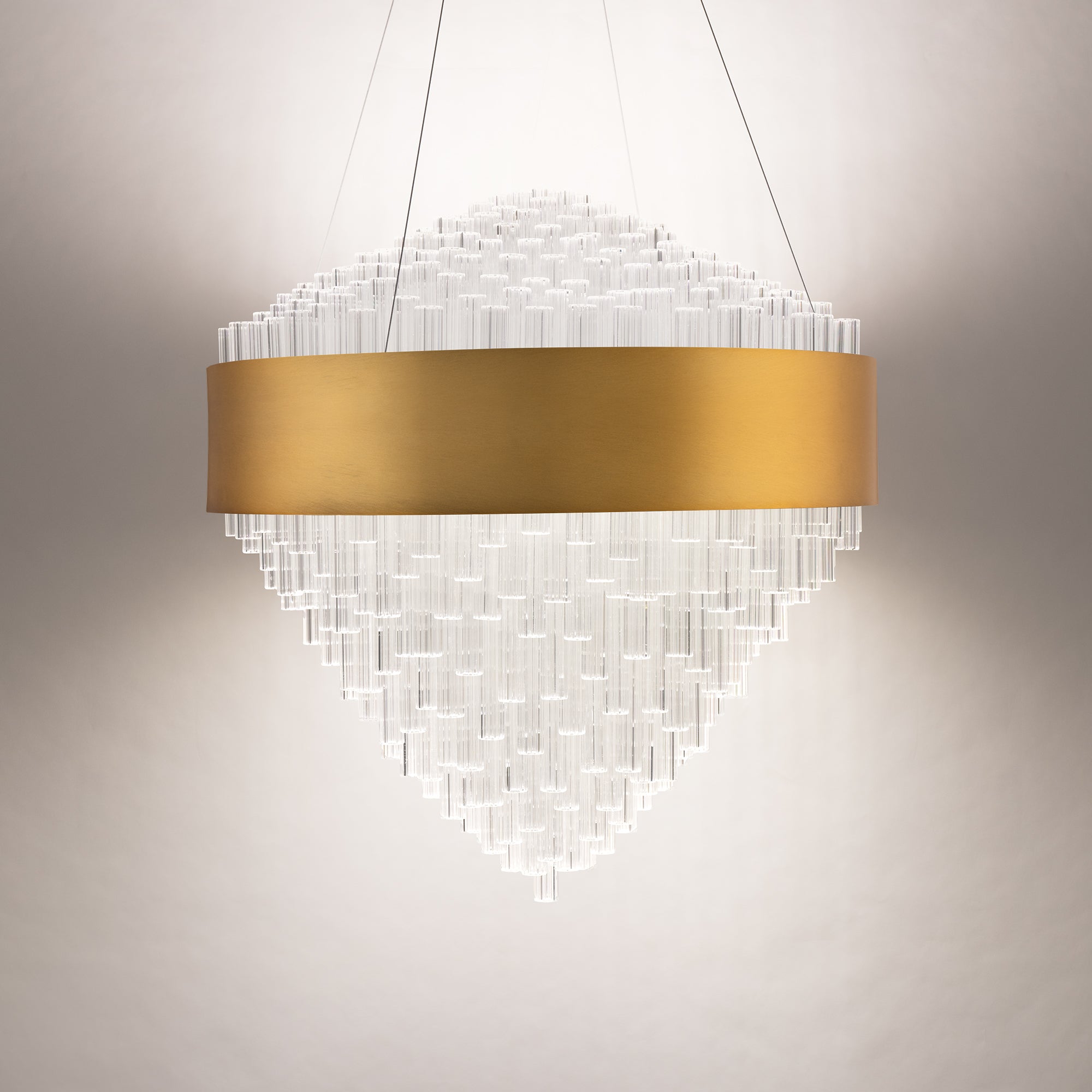 Luzerne Chandelier Brass