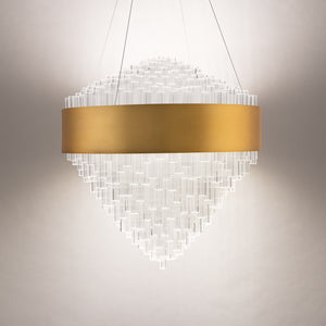 Luzerne Chandelier Brass