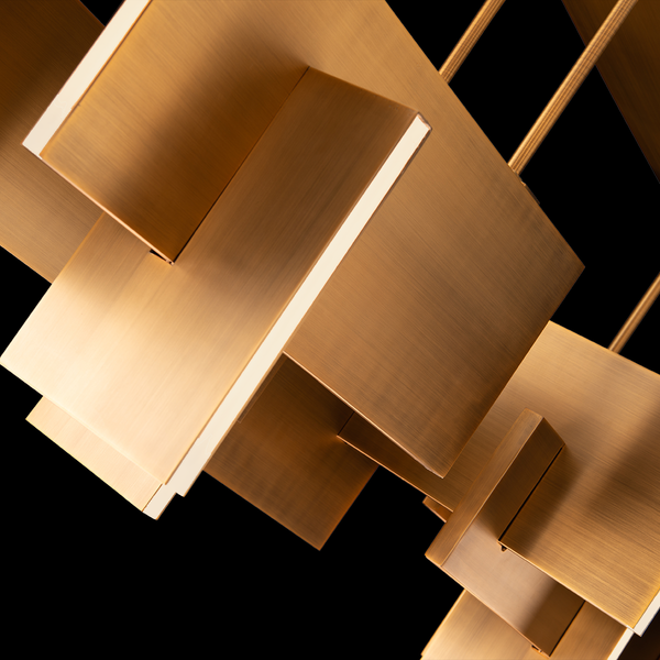 Amari Linear Aged Brass