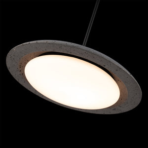 Saturno Pendant Basalt Stone