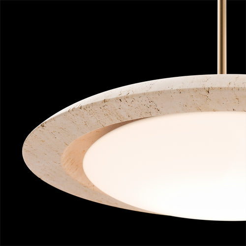 Saturno Pendant Travertine