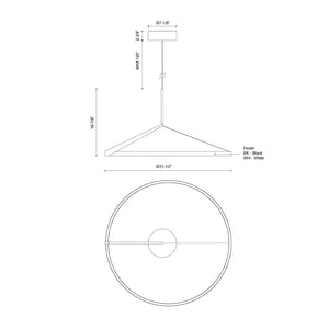 Roda 31 Pendant White
