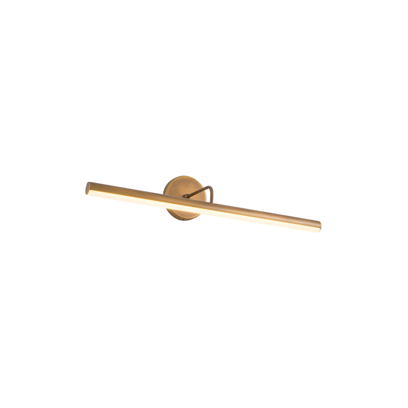 Slender Wall Picture Light Medium Brass