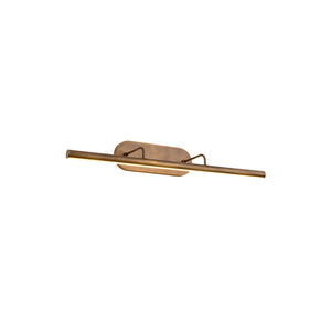 Slender Wall Picture Light Large Brass