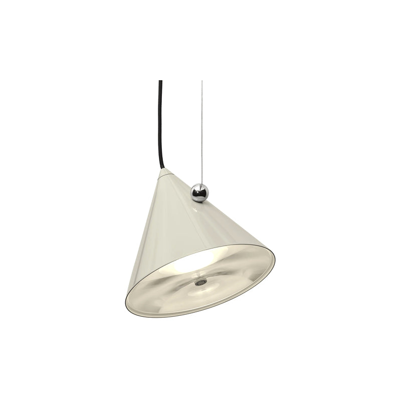 Pose Small Pendant Light Putty