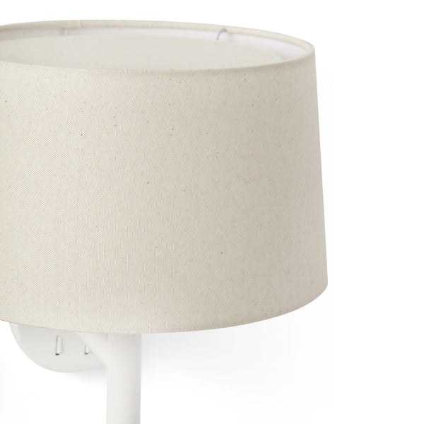 Windsor Aplique Con Lector Blanca/Lino