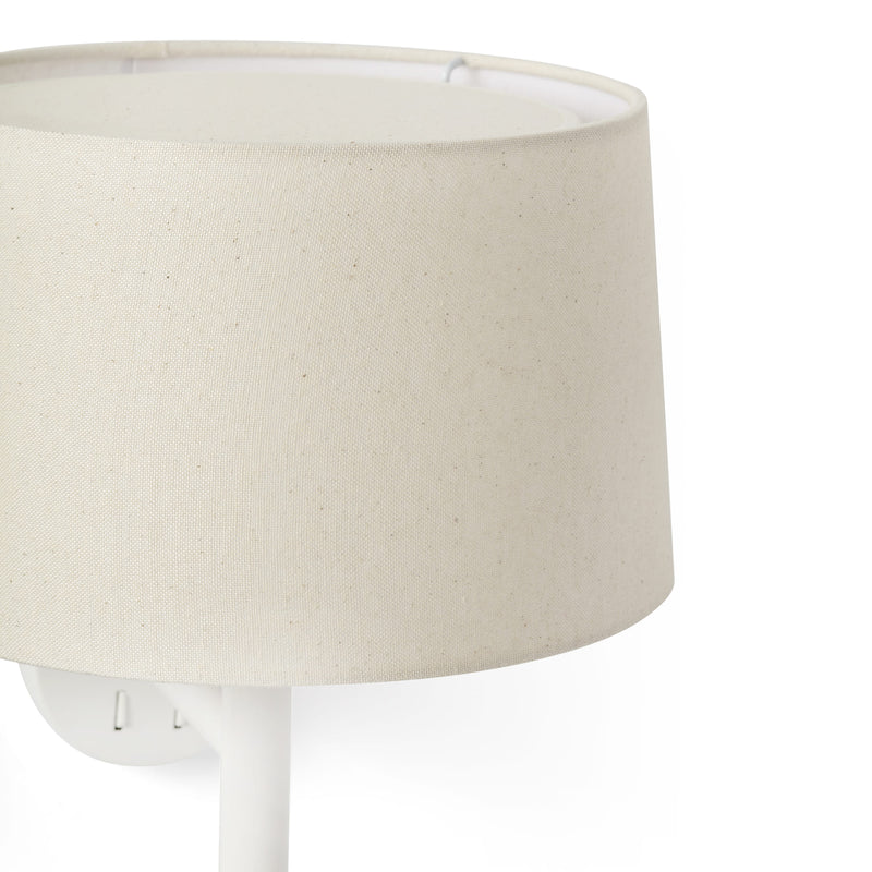 Windsor Aplique Con Lector Blanca/Lino