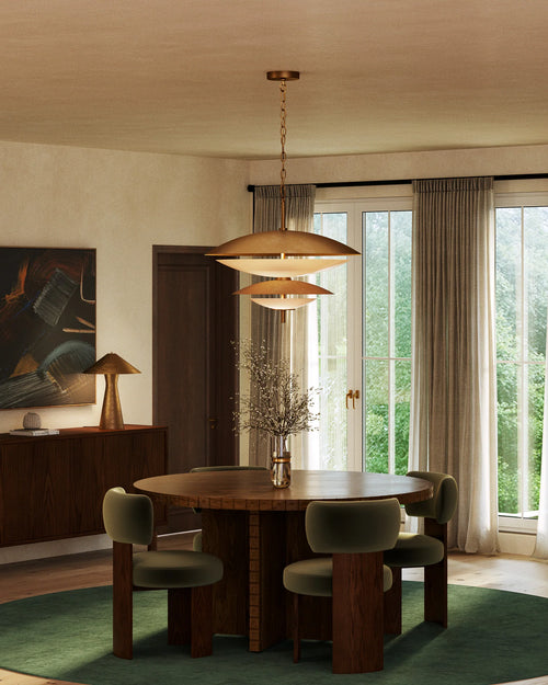 Prescott Brass Chandelier