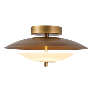 Prescott Brass Semi-Flush Mount