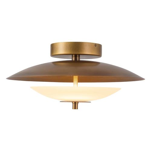 Prescott Brass Semi-Flush Mount