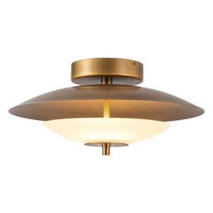 Prescott Brass Semi-Flush Mount
