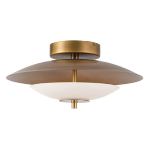 Prescott Brass Semi-Flush Mount