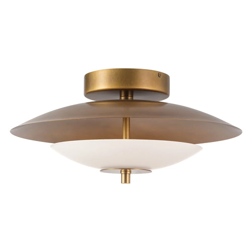 Prescott Brass Semi-Flush Mount
