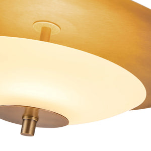 Prescott Brass Semi-Flush Mount