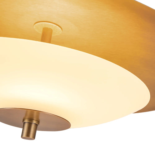 Prescott Brass Semi-Flush Mount