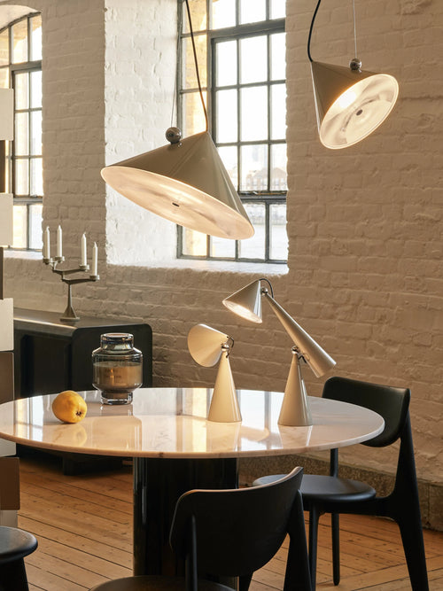 Pose Large Pendant Light Putty