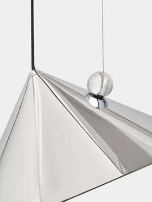 Pose Large Pendant Light Silver