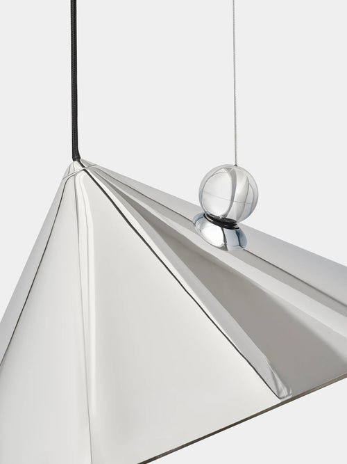 Pose Large Pendant Light Silver