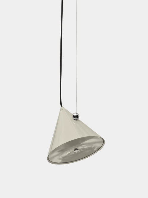 Pose Small Pendant Light Putty