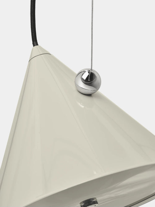 Pose Small Pendant Light Putty