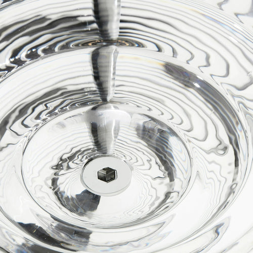 Press Medium Sphere Pendant Clear