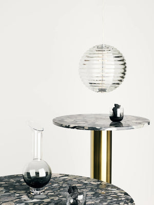 Press Medium Sphere Pendant Clear